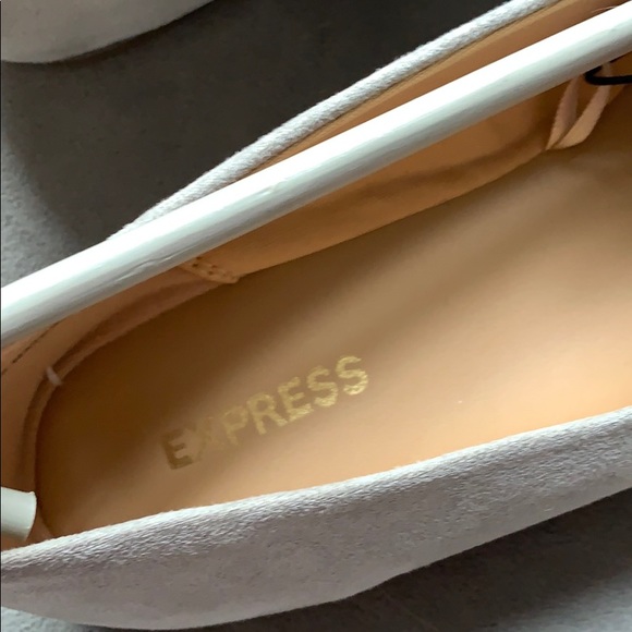 Brand new Express Grey suede loafers - Picture 2 of 4